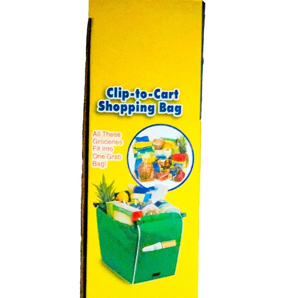 Clip-to-Cart Cloth Shopping Bag - Picture 3 of 5